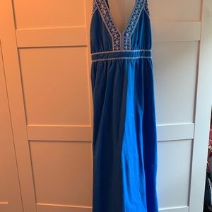 J. Crew Factory Embroidered Maxi